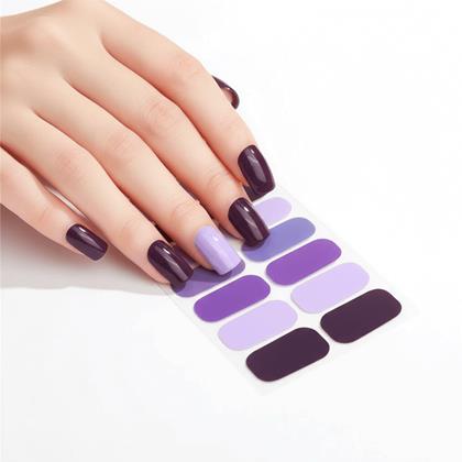 Obrazek z Naklejki samoprzylepne na paznokcie  - fioletowy miks