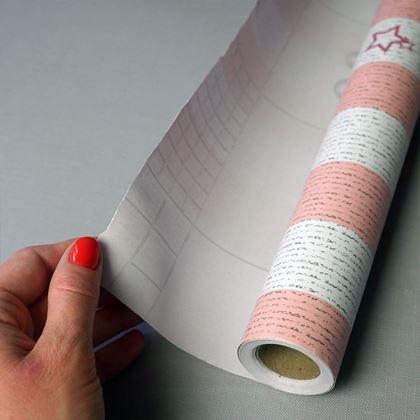 Obrazek z Tapeta dziecięca na ścianę 5 m  -  pasy z gwiazdkami