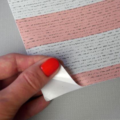 Obrazek z Tapeta dziecięca na ścianę 5 m  -  pasy z gwiazdkami