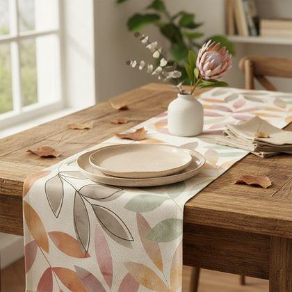 Obrazek z Bieżnik na stół 160 cm - liście