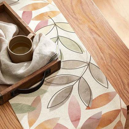 Obrazek z Bieżnik na stół 160 cm - liście