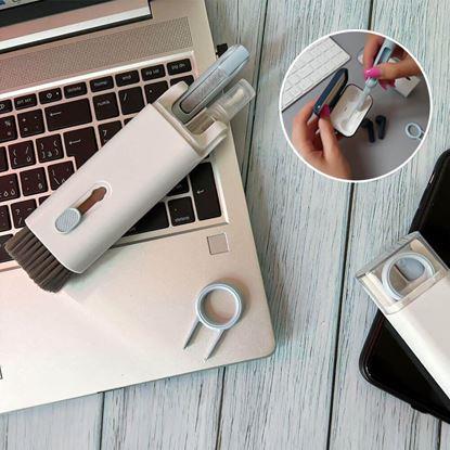 Obraz Wszechstronny zestaw do czyszczenia słuchawek i elektroniki 7w1