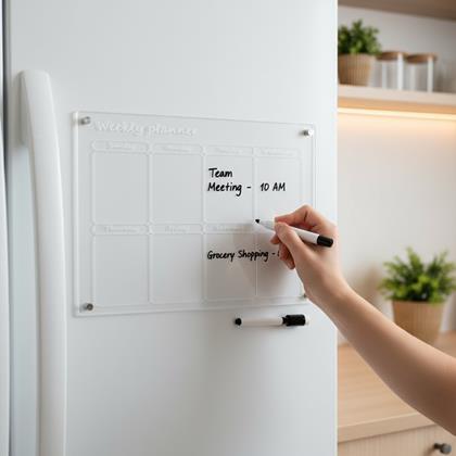 Obrazek z Tygodniowy magnetyczny planer na lodówkę