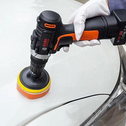 Obrazek z Zestaw krążków polerskich do wiertarki 10 szt. – średnica 8 cm