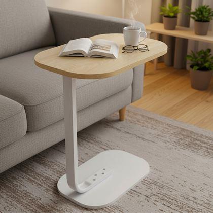 Obrazek z Stolik kawowy do kanapy - jasny