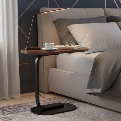 Obrazek z Stolik kawowy do kanapy - ciemny