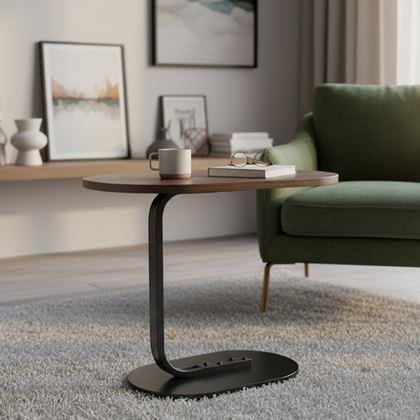 Obrazek z Stolik kawowy do kanapy - ciemny