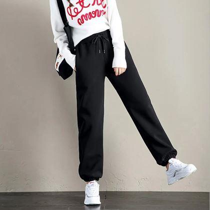 Obrazek z Damskie spodnie dresowe z futerkiem  -  L/XL