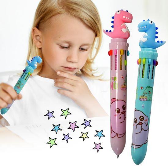 Obrazek z Wielobarwny długopis - dinozaur