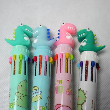 Obrazek z Wielobarwny długopis - dinozaur