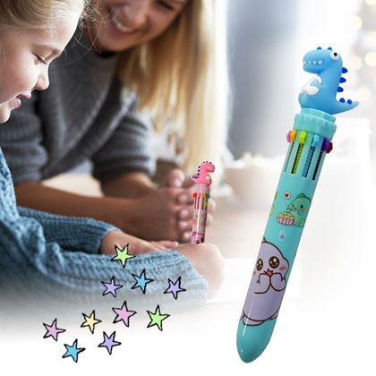 Obrazek z Wielobarwny długopis - dinozaur