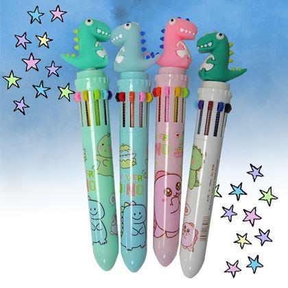Obrazek z Wielobarwny długopis - dinozaur