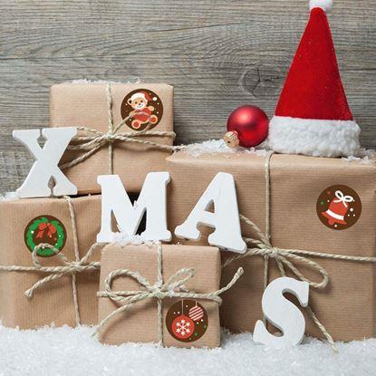 Obraz Naklejki świąteczne 500 szt. 