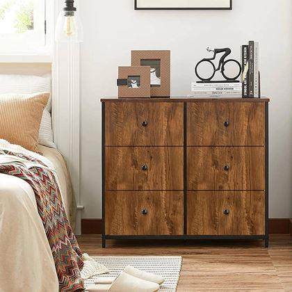 Obrazek z Samoprzylepna podłoga 200x60 cm - ciemne drewno