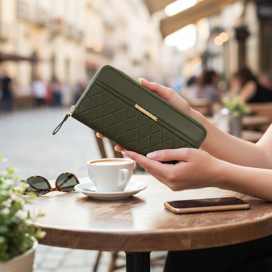 Obrazek z Damska portmonetka  -  zielona