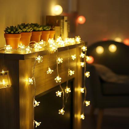 Obrazek z Łańcuch świetlny LED - kwiat czereśni