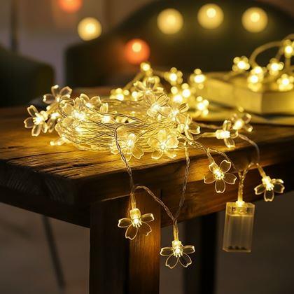 Obrazek z Łańcuch świetlny LED - kwiat czereśni