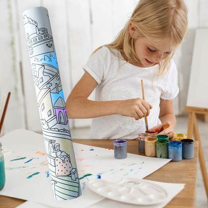 Obrazek z Kolorowanki w rolce 10 m  -  miasto