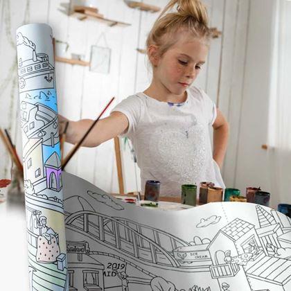 Obrazek z Kolorowanki w rolce 10 m  -  miasto