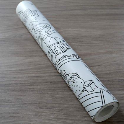 Obrazek z Kolorowanki w rolce 10 m  -  miasto