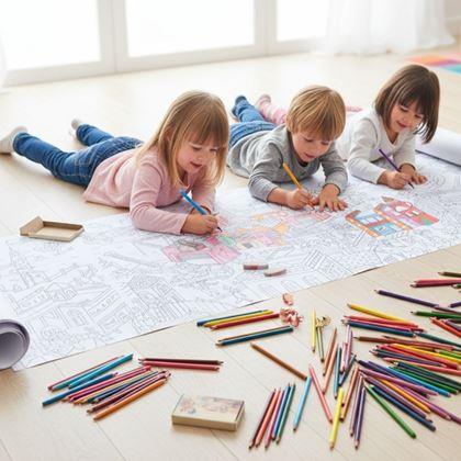 Obrazek z Kolorowanki w rolce 10 m  -  miasto