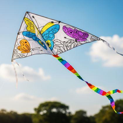 Obrazek z Latawiec do pokolorowania  - motylki