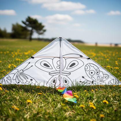 Obrazek z Latawiec do pokolorowania  - motylki