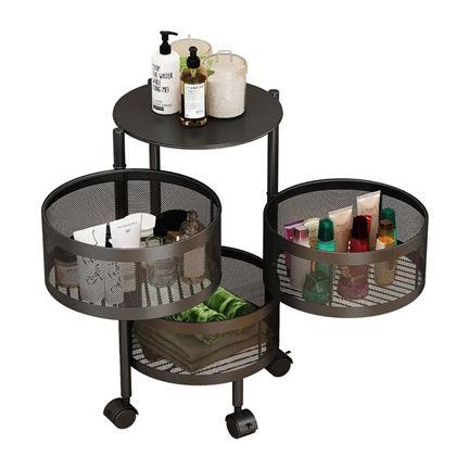 Obrazek z Mobilny organizer z 3 koszami - 2. jakość