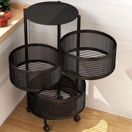 Obrazek z Mobilny organizer z 3 koszami - 2. jakość