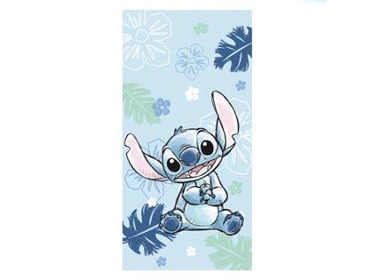 Obrazek z Dziecięcy ręcznik frotte Lilo i Stitch Niebieski 70x140 cm