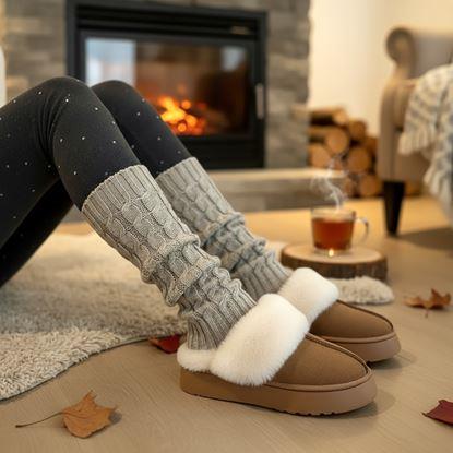 Obraz Ciepłe getry na nogi 