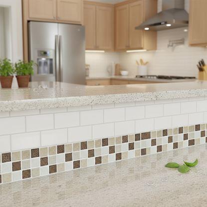 Obraz Samoprzylepna listwa mozaika