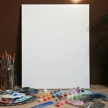 Obrazek z Zestaw prezentowy do malowania – płótno 50x40 cm, zestaw farb i pędzle