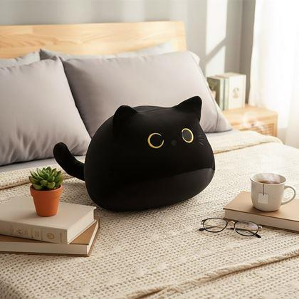 Obrazek z Poduszka czarna kotka