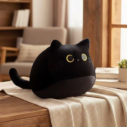 Obrazek z Poduszka czarna kotka