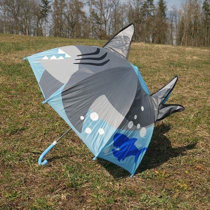 Obrazek z 3D parasol dla dzieci  -  rekin