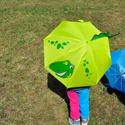 Obrazek z 3D parasol dla dzieci  -  dinozaur