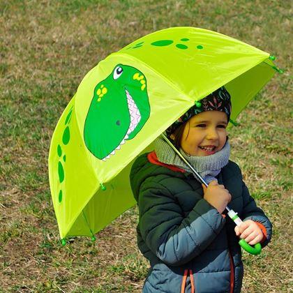 Obrazek z 3D parasol dla dzieci  -  dinozaur