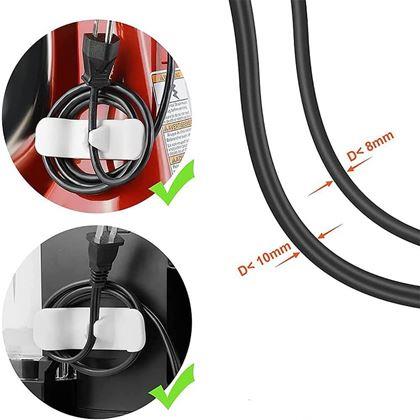 Obrazek z Samoprzylepny organizer na przewody - zacisk