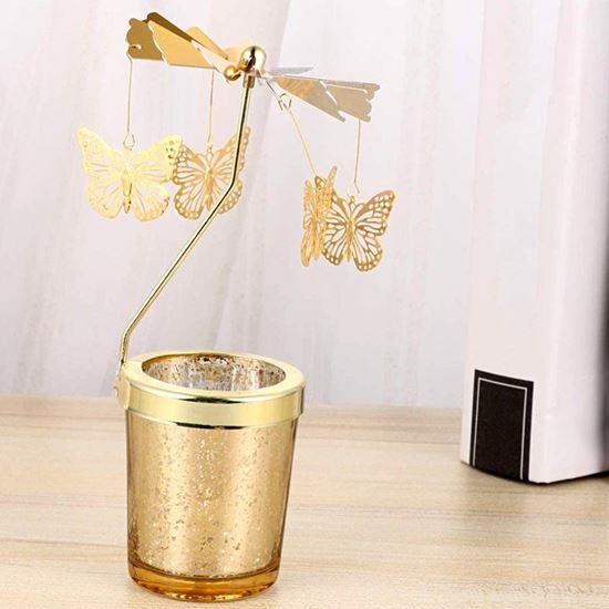 Obrazek z Rotujący świecznik  -  motyle