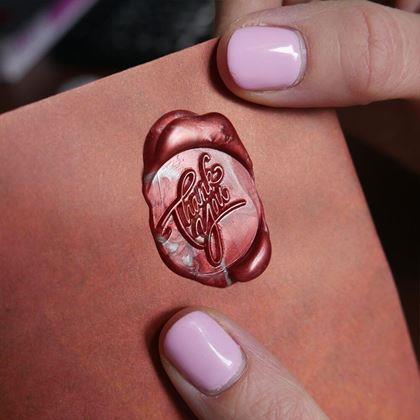 Obrazek z Zestaw prezentowy do tworzenia pieczęci -  Thank You