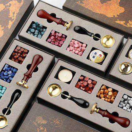 Obrazek z Zestaw prezentowy do tworzenia pieczęci -  Thank You