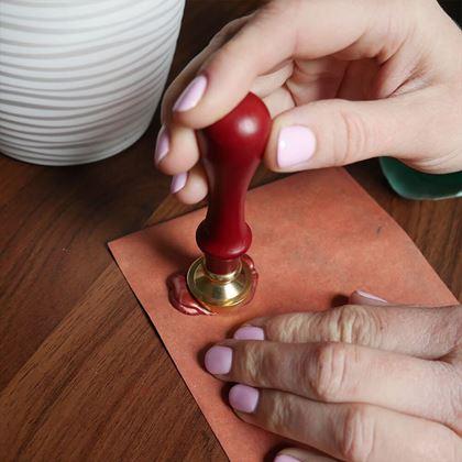 Obrazek z Zestaw prezentowy do tworzenia pieczęci -  Thank You