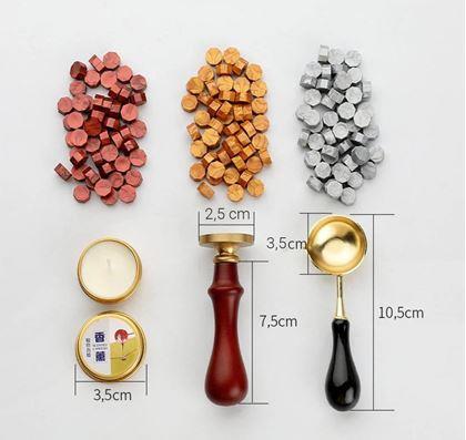 Obrazek z Zestaw prezentowy do tworzenia pieczęci -  Thank You