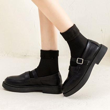 Obrazek z Ciepłe skarpetki z futerkiem  -  czarne