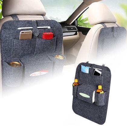 Obrazek z Organizer na fotele samochodowe – szary - ciemnoszary