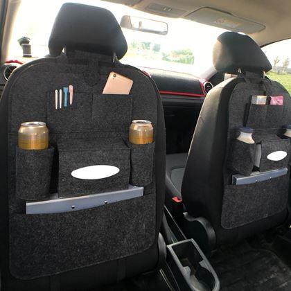 Obrazek z Organizer na fotele samochodowe – szary - ciemnoszary