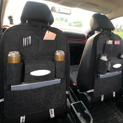 Obrazek z Organizer na fotele samochodowe – szary - ciemnoszary