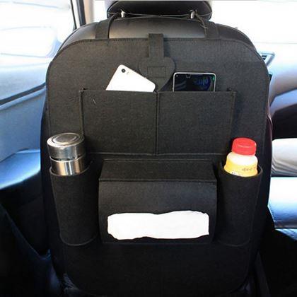 Obrazek z Organizer na fotele samochodowe – szary - czarny