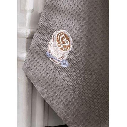 Obrazek z Zestaw prezentowy waflowych ściereczek 3 szt. – kawa